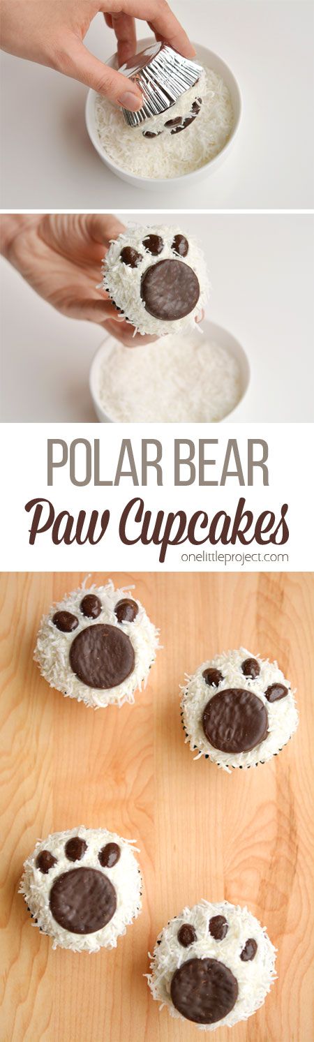 Bear Paw Cupcakes