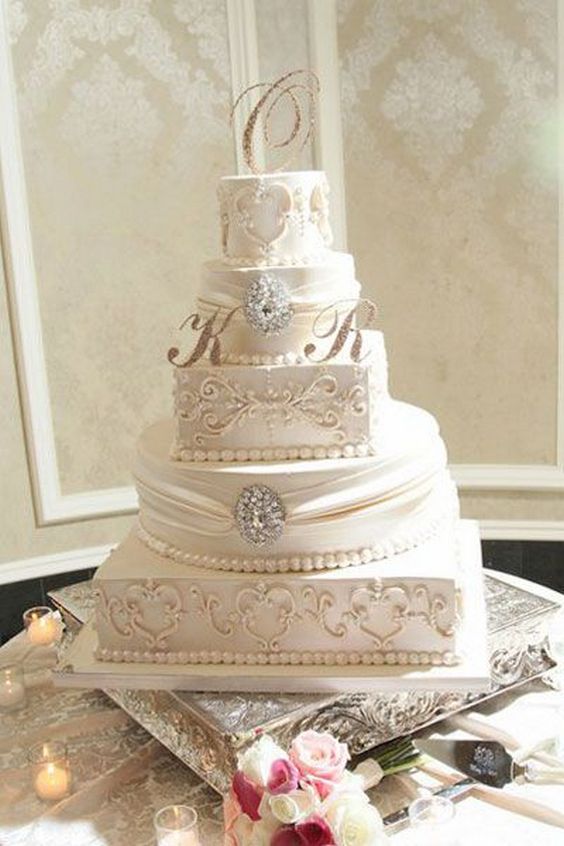 Bling Wedding Cake Ideas