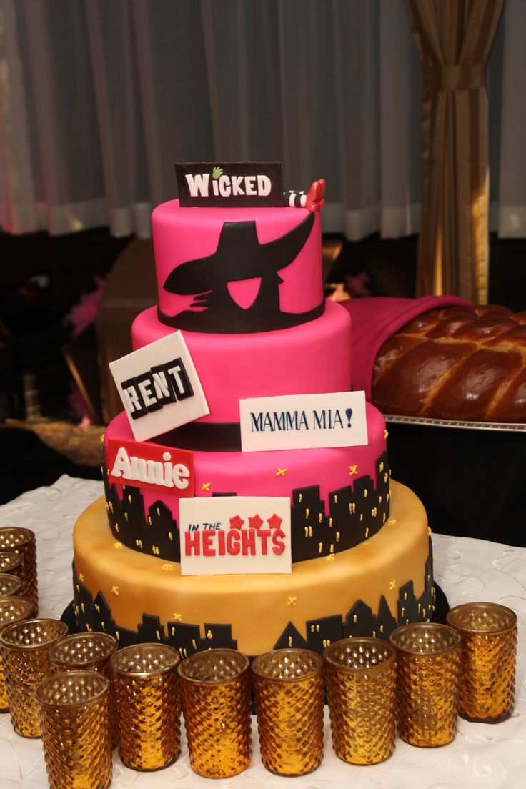 Broadway Birthday Cake Ideas