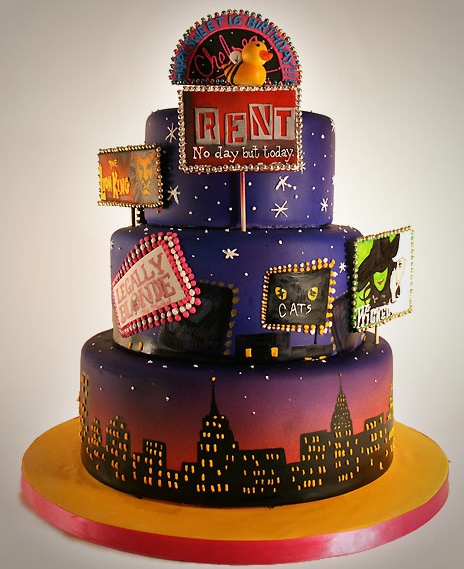 Broadway Musicals Cake