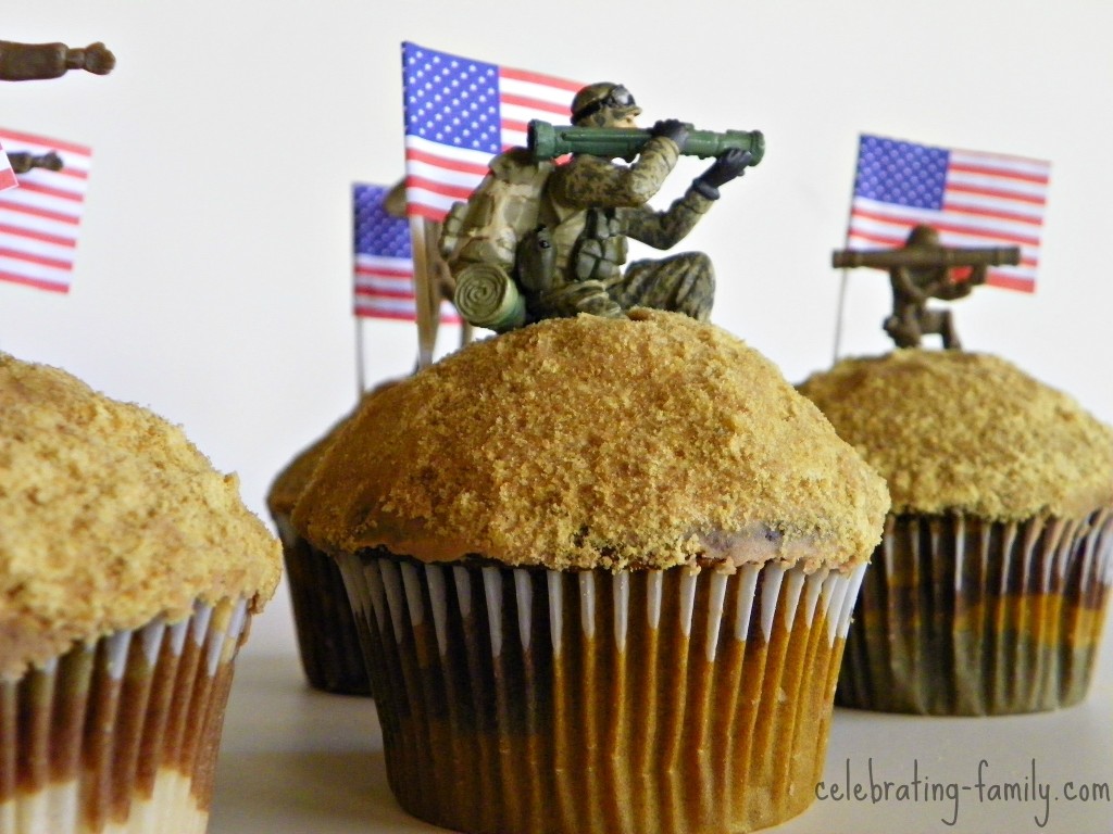 Camo Cupcakes