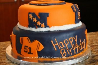 Chicago Bears Birthday Cake