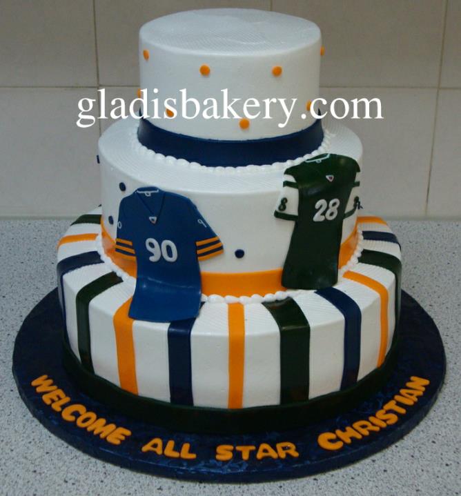 Chicago Bears Birthday Cake