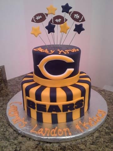 Chicago Bears Football Cake