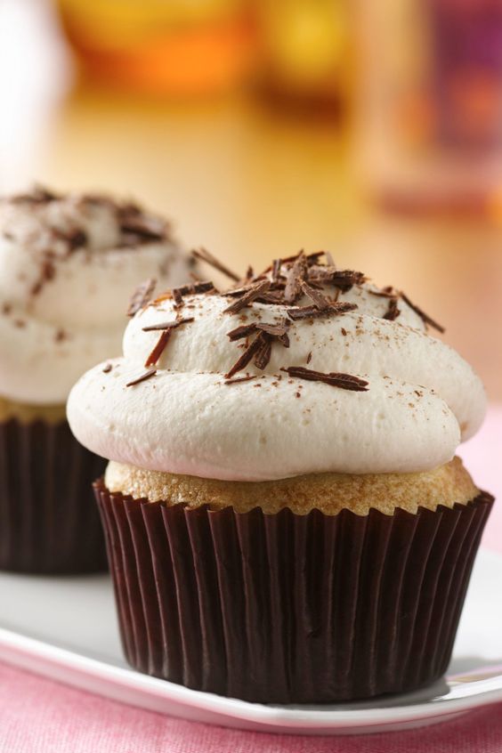 Chocolate Cupcakes with Whipped Cream