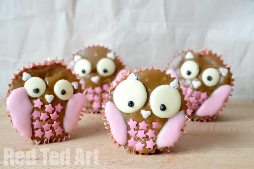 Cute Owl Cupcakes Halloween Treats