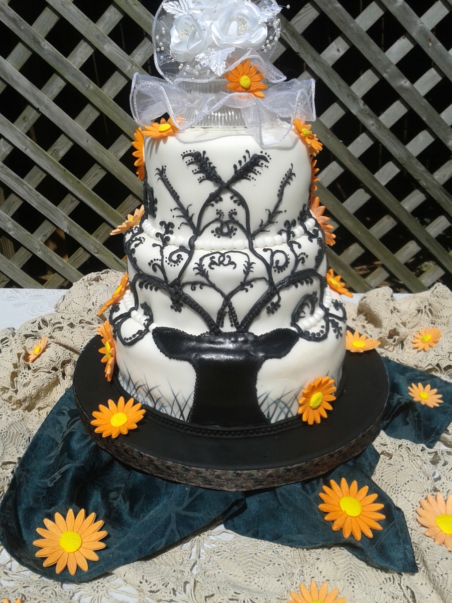 Deer Wedding Cake