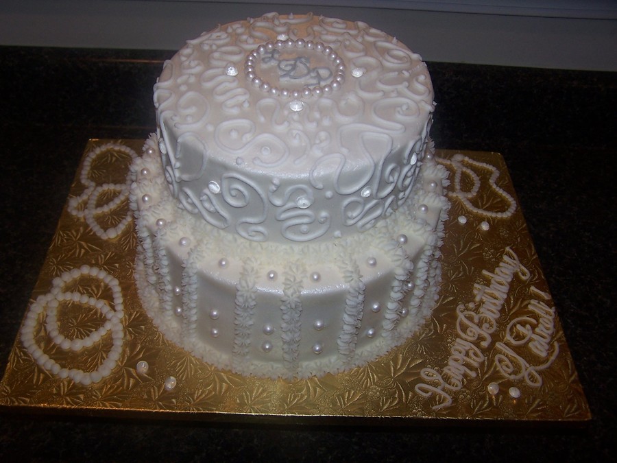 Diamonds and Pearls Birthday Cakes