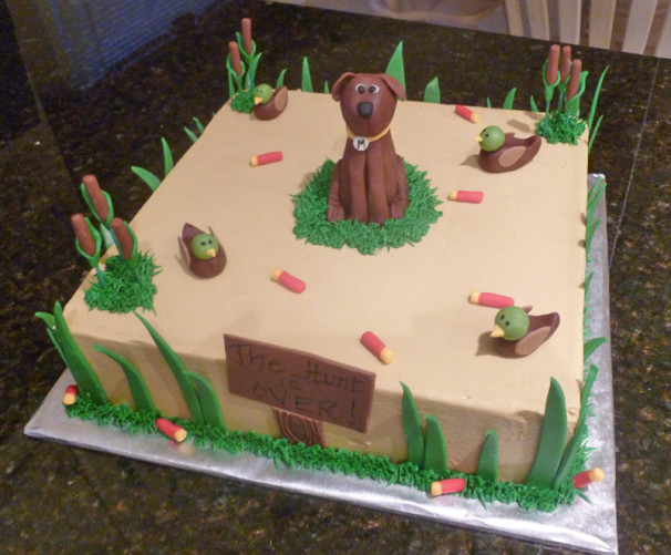 Dog Groom Cake Hunting