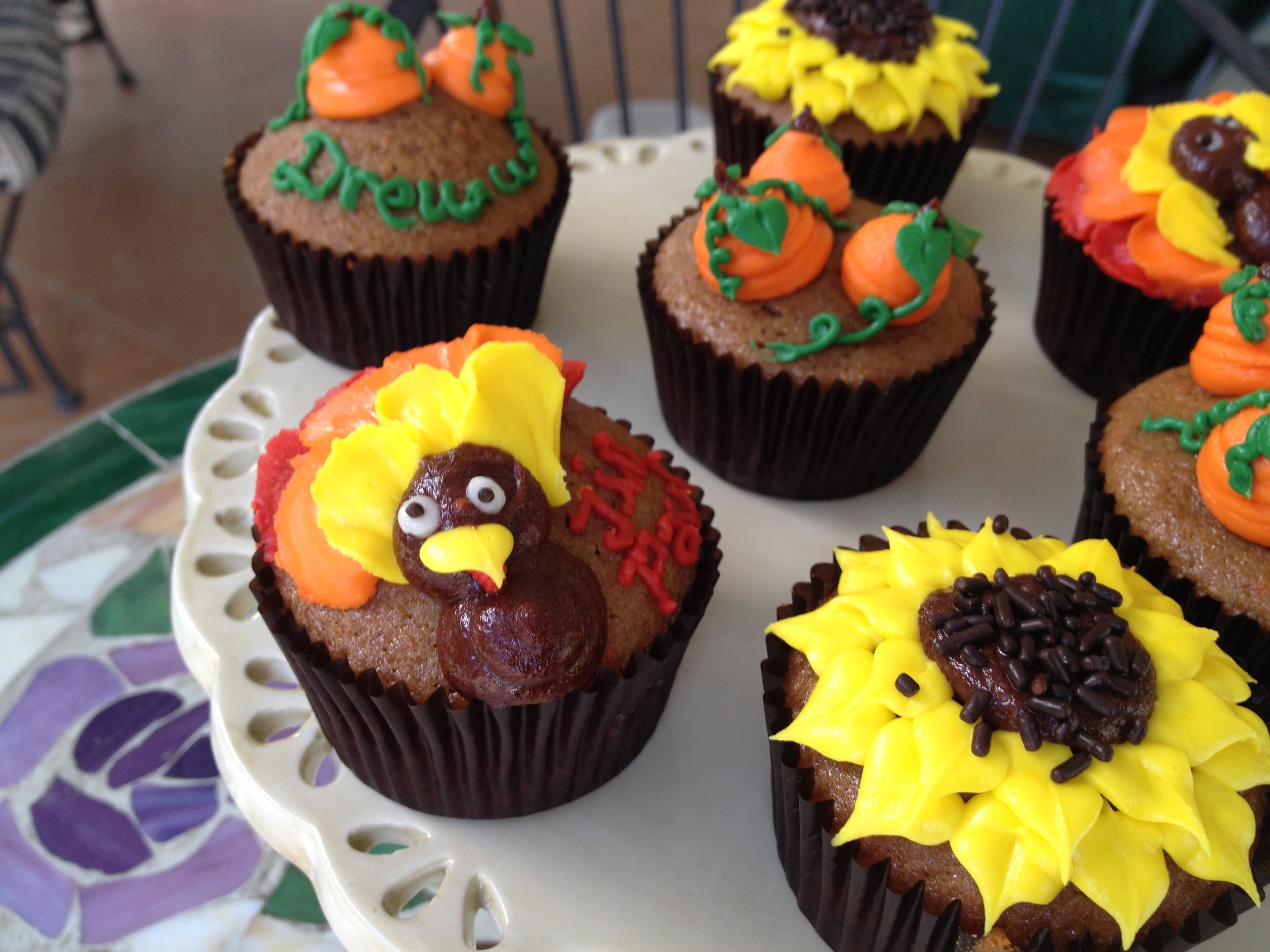 12 Turkey Cupcakes Simple Design Ideas Photo Dessert