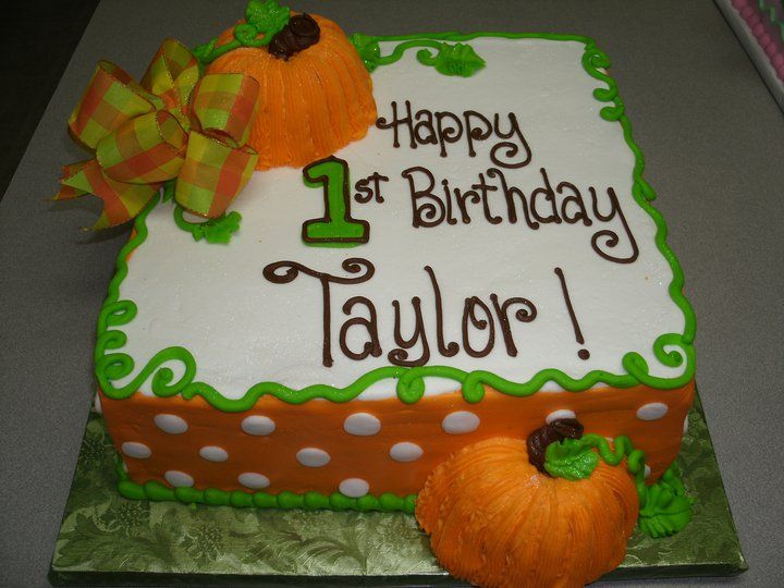 Fall Birthday Cake