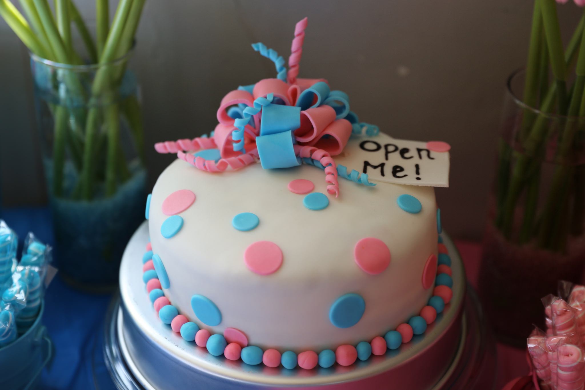 Gender Reveal Cake