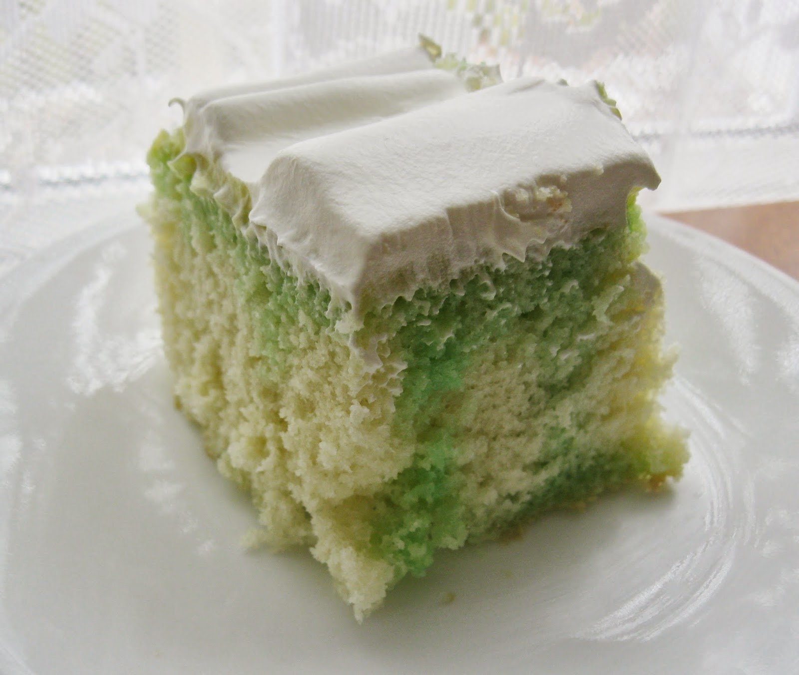 Green Jello Cake