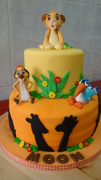 Guard Lion King Birthday Cake