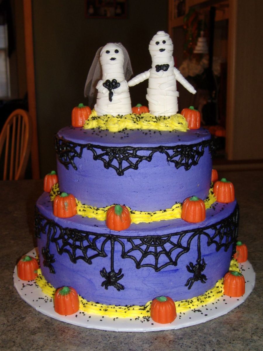 Halloween Wedding Cake