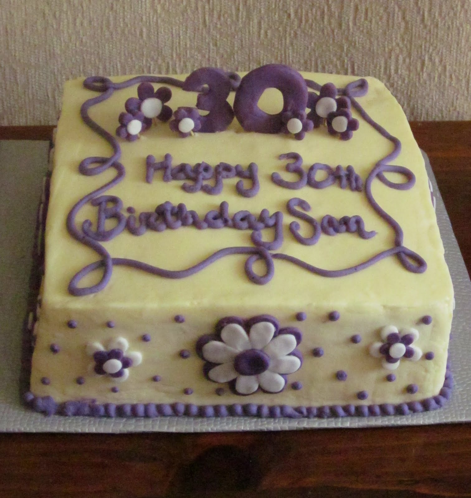 Happy 30th Birthday Cake