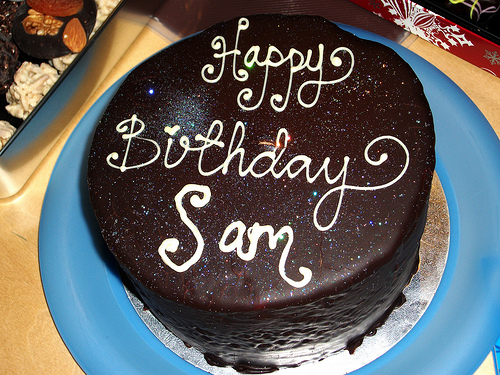 Happy Birthday Sam Cake