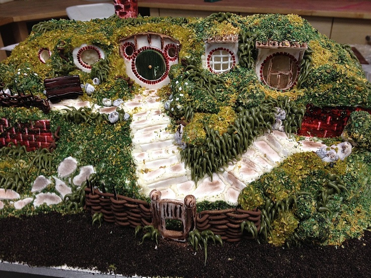 Hobbit Hole Cake