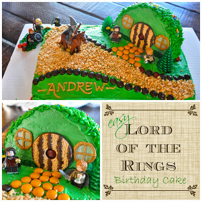 Hobbit Lord of the Rings Birthday Cake