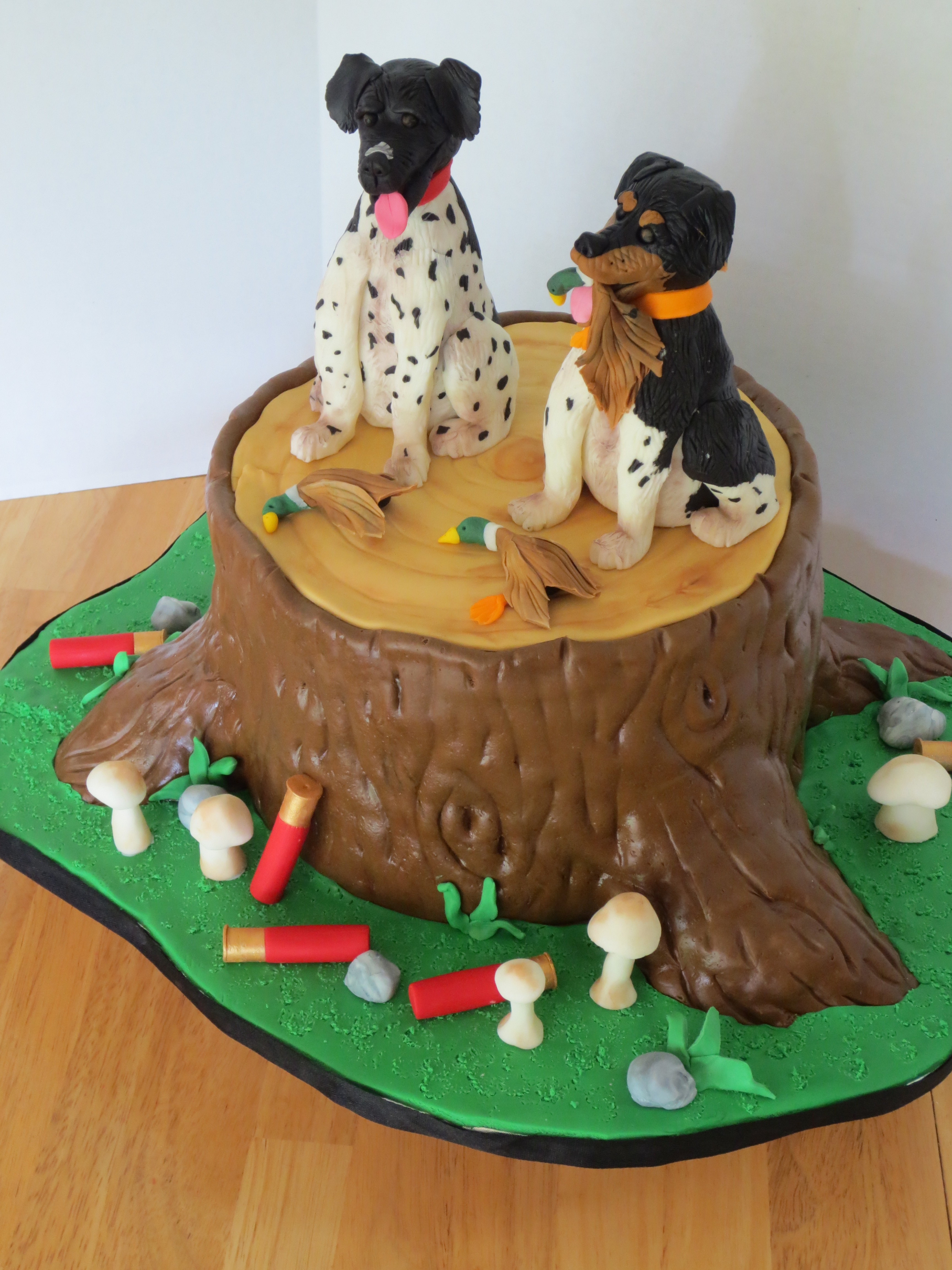 12 Photos of Hunting Dog Cakes