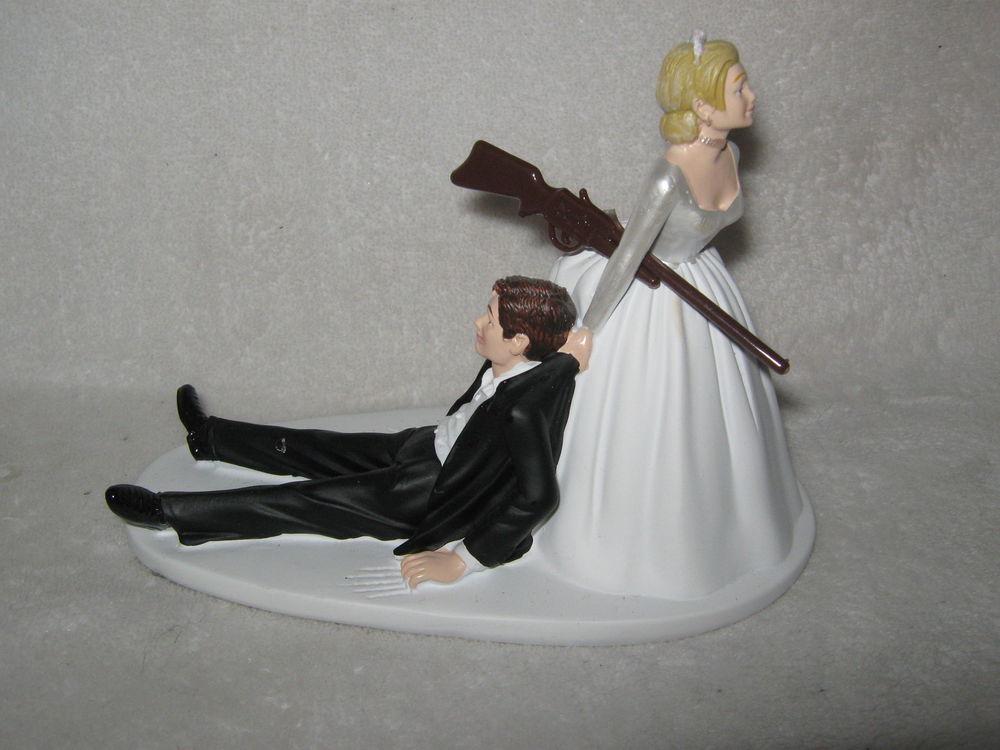 Hunting Wedding Cake Toppers