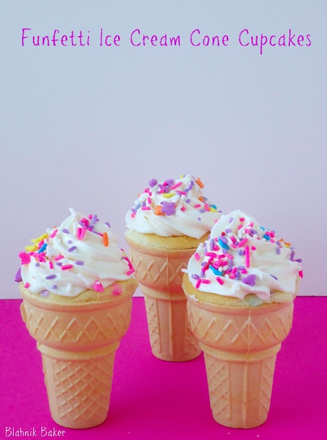 Ice Cream Cone Cupcakes