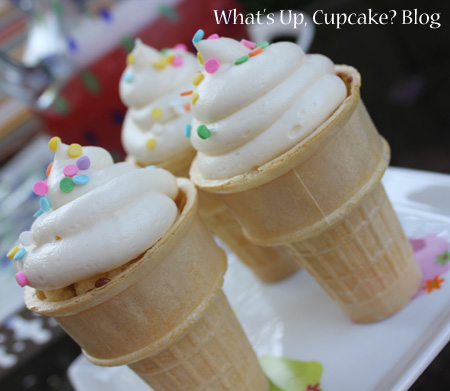 Ice Cream Cone Cupcakes