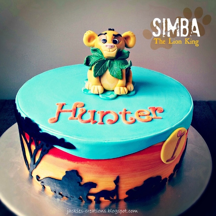 Lion King 1st Birthday Cake