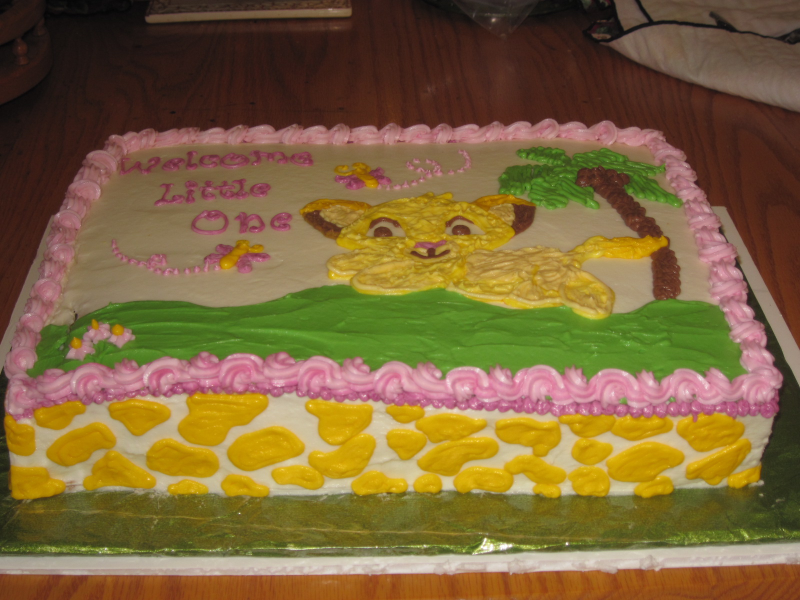 Lion King Baby Shower Cake