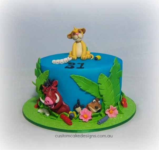 Lion King Simba Birthday Cake