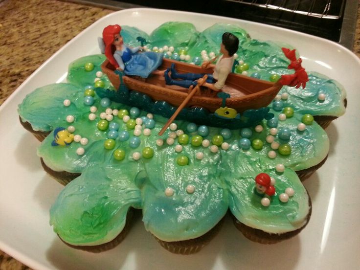 Little Mermaid Cupcake Cake