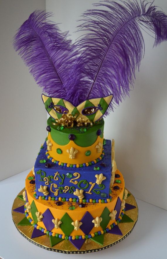 Mardi Gras Cake Ideas