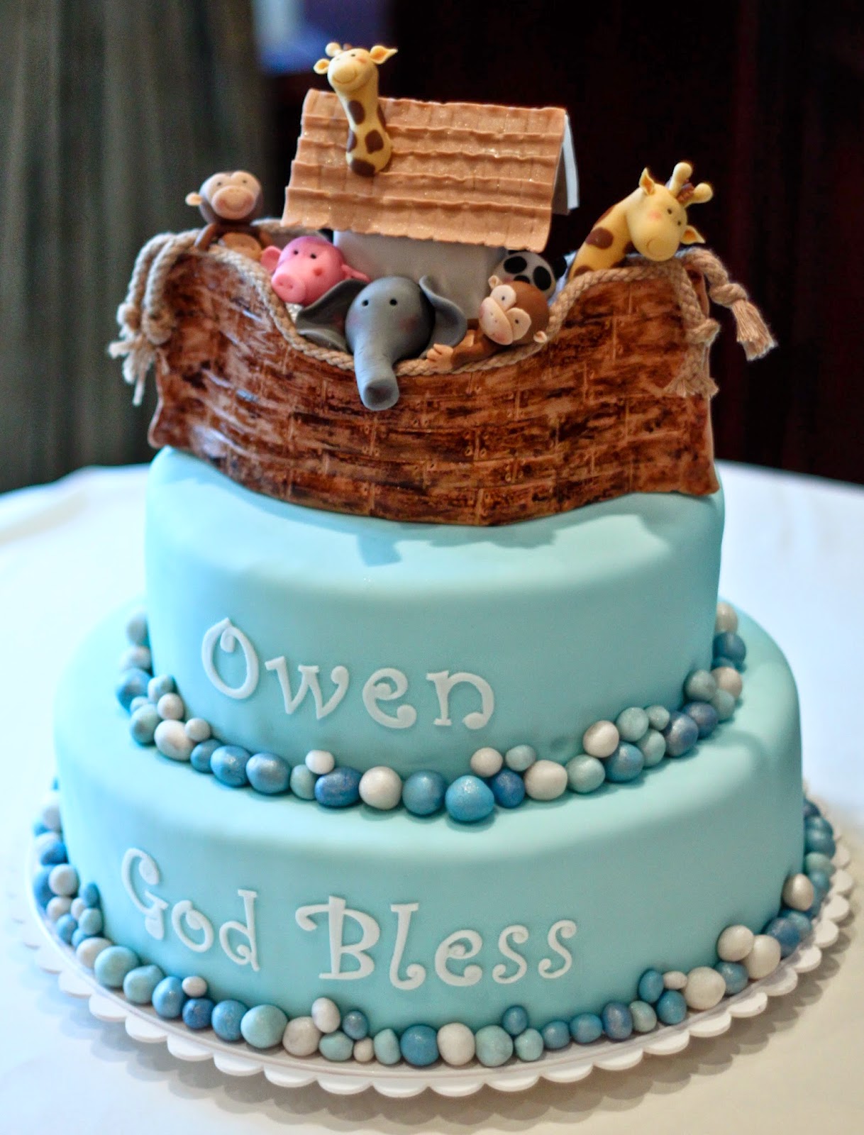 Noah's Ark Birthday Cake