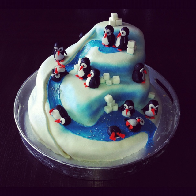 Penguin Birthday Cake Idea