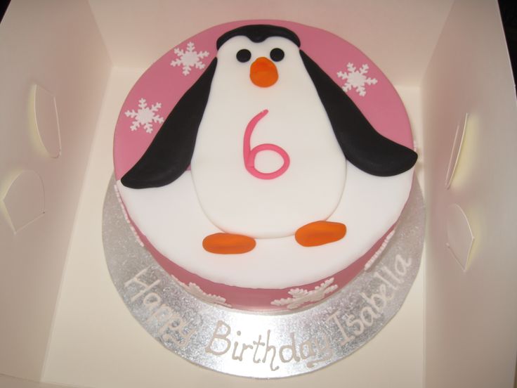 Penguin Birthday Cake Idea