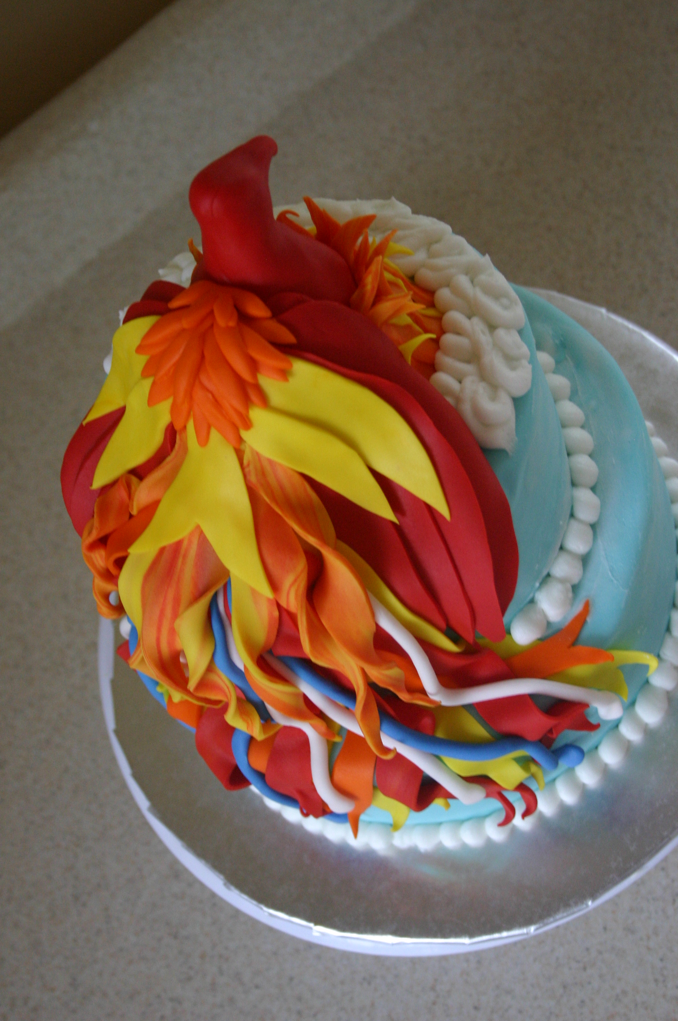 Phoenix Birthday Cake