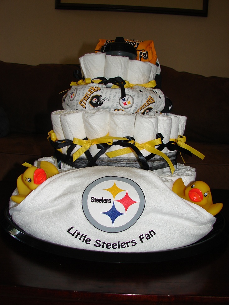 Pittsburgh Steelers Baby Cake