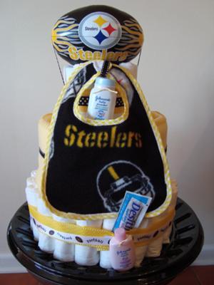 Pittsburgh Steelers Baby Shower Cake