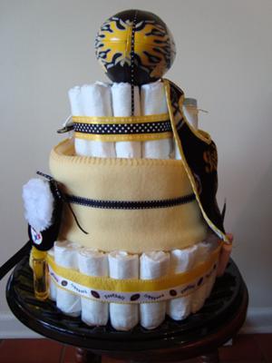 Pittsburgh Steelers Baby Shower Cake