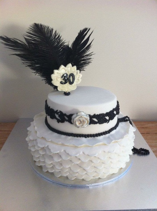 Roaring 20s Theme Cake