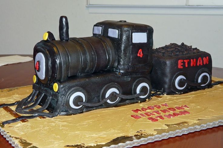 Steam Engine Train Cake