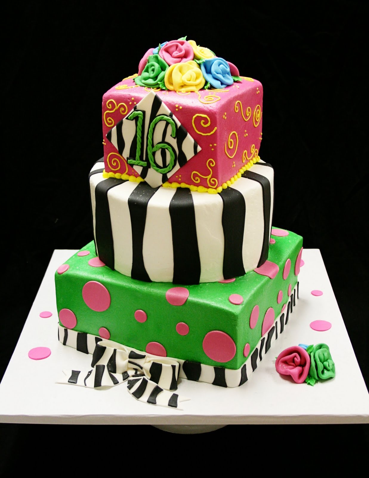 Sweet 16 Birthday Cake Idea