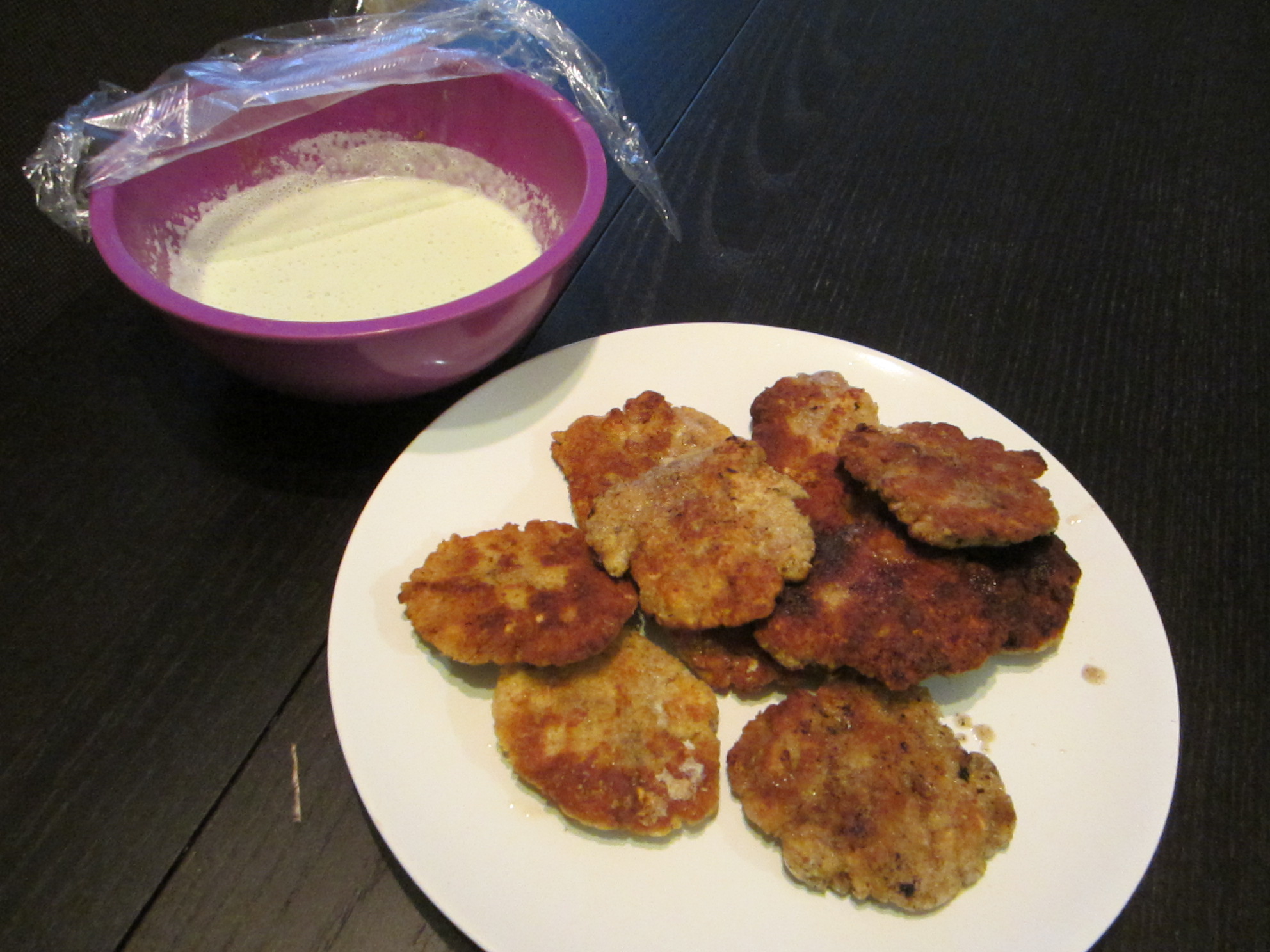 Tansy Cakes with Peppermint Cream