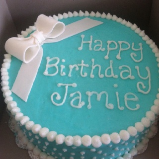 Tiffany Blue Birthday Cake