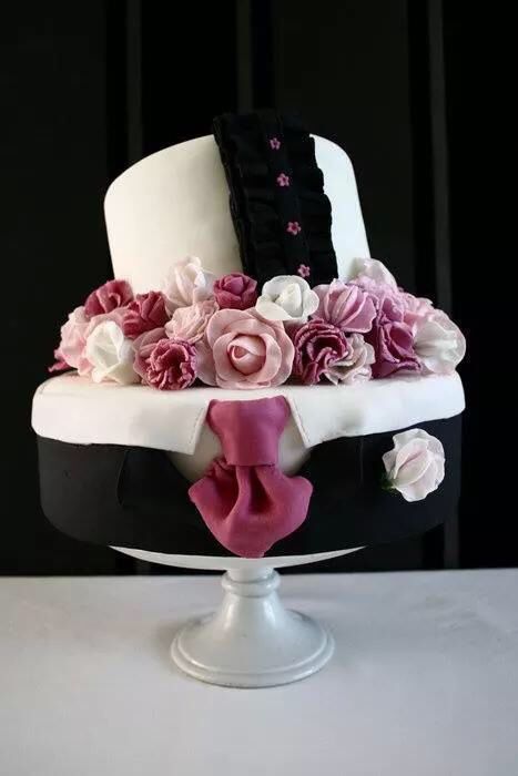 Topsy Turvy Wedding Cake