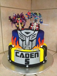 Transformers Birthday Cake Idea