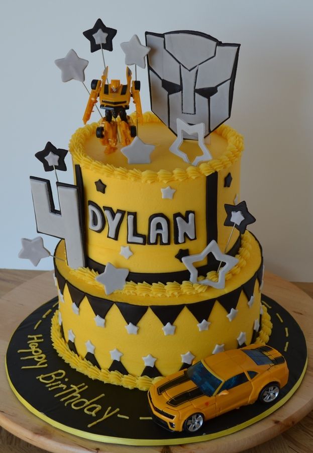 Transformers Birthday Cake