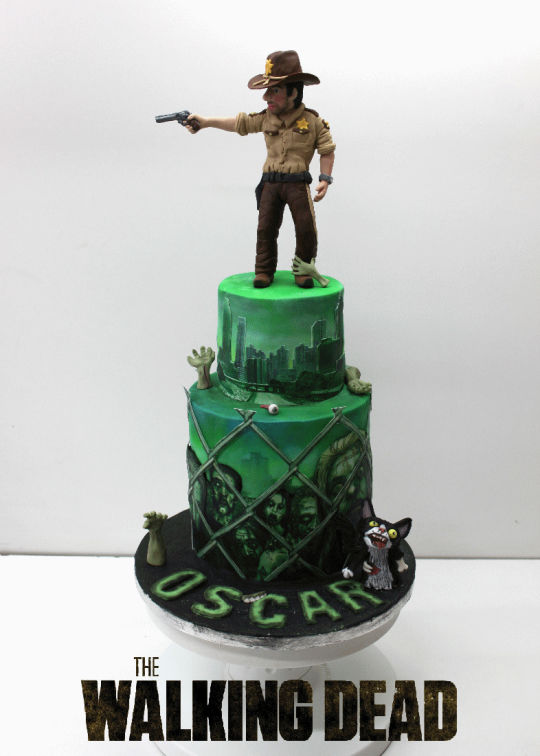 Walking Dead Birthday Cake