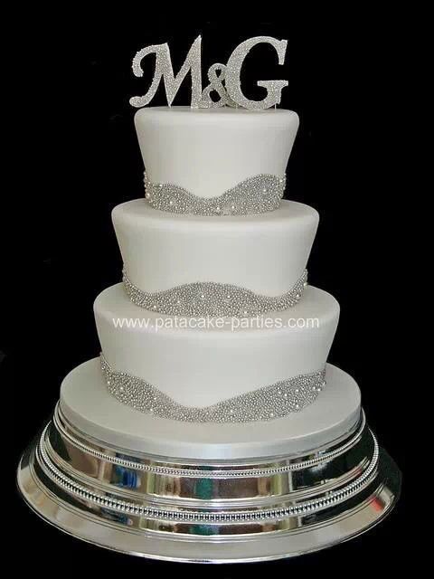 Wedding Cake with Bling