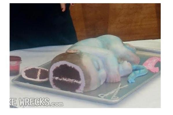 Weird Baby Shower Cakes